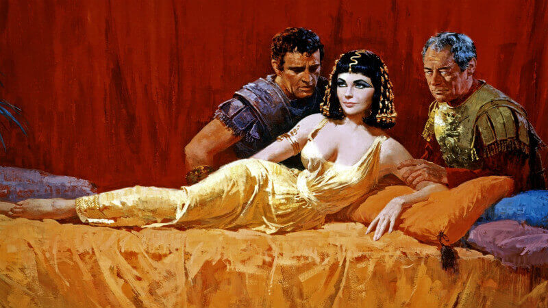 伊丽莎白泰勒饰演的埃及妖后是经典。