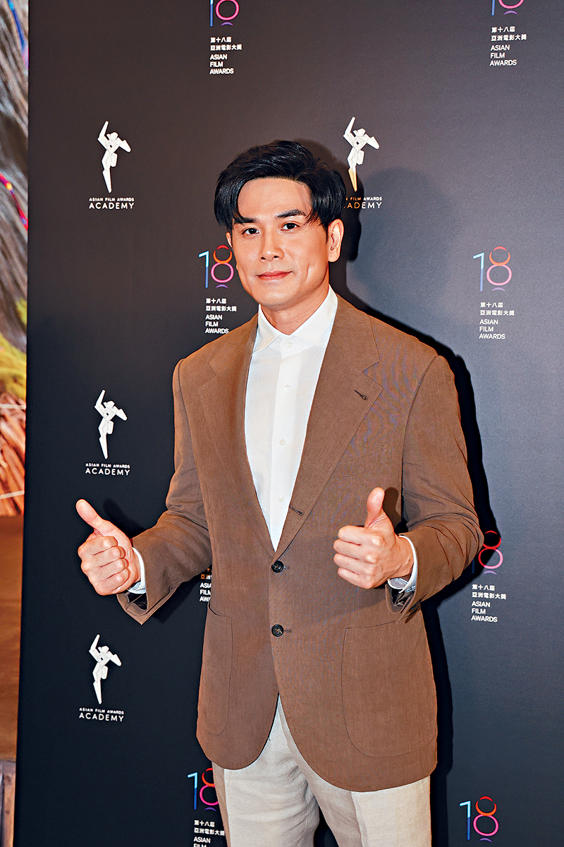 伍允龙入围最佳男配角，感到十分开心。