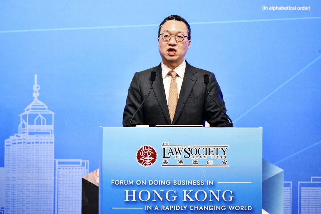 林定國將率代表團出席第六屆香港法律服務論壇。資料圖片