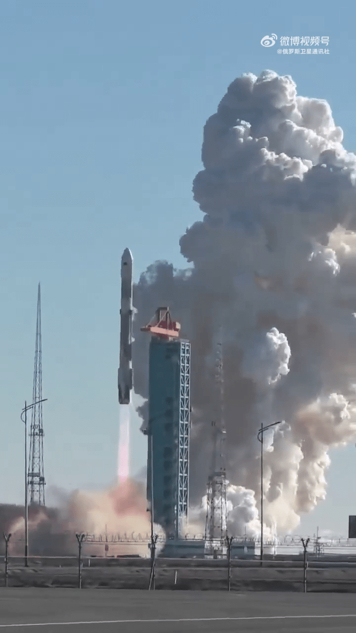 朱雀三號首飛成功入軌，一級火箭回收任務未能完成。 網片截圖