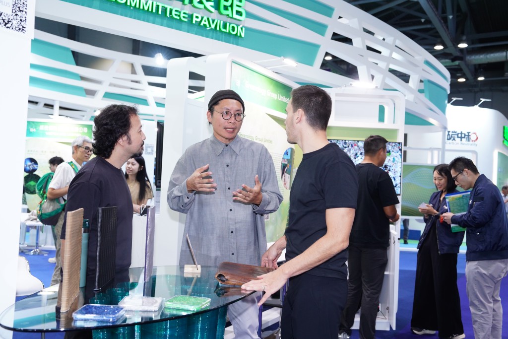 今年博覽共有 17 個展團參展，當中包括環境運動委員會首次組織展館，帶來 22 家本地初創。貿發局圖片