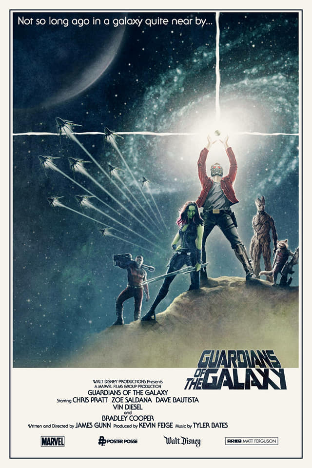  《銀河守護隊》電影海報（圖片來源：Marvel）