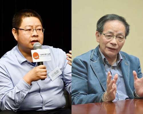 葉國謙(右)認為，田飛龍(左)的做法不實際。資料圖片