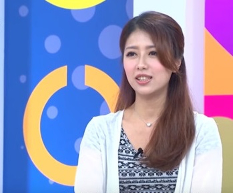 施靖娟外型甜美，經常出現在綜藝節目，很受觀眾歡迎。（網圖）