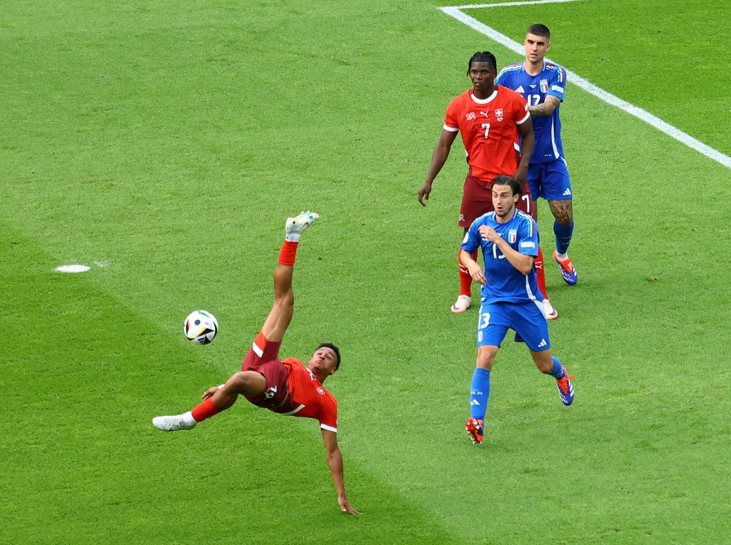 丹尼杜耶在今屆歐國盃攻入一球。Reuters