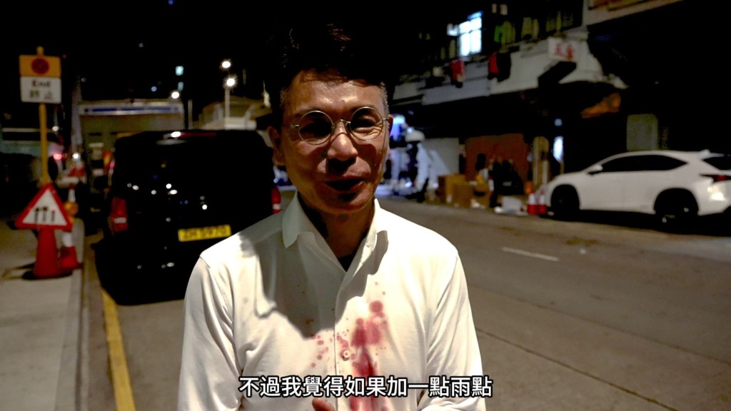 據知這場重頭戲，前後足足拍了兩天。