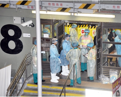 兩名「歌舞群組」危殆患者居葵盛西邨8座。資料圖片
