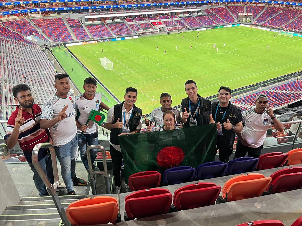 馬沙早前協助啟德體育園的人群管理工作，期間成功解決涉及南亞裔人士的糾紛。