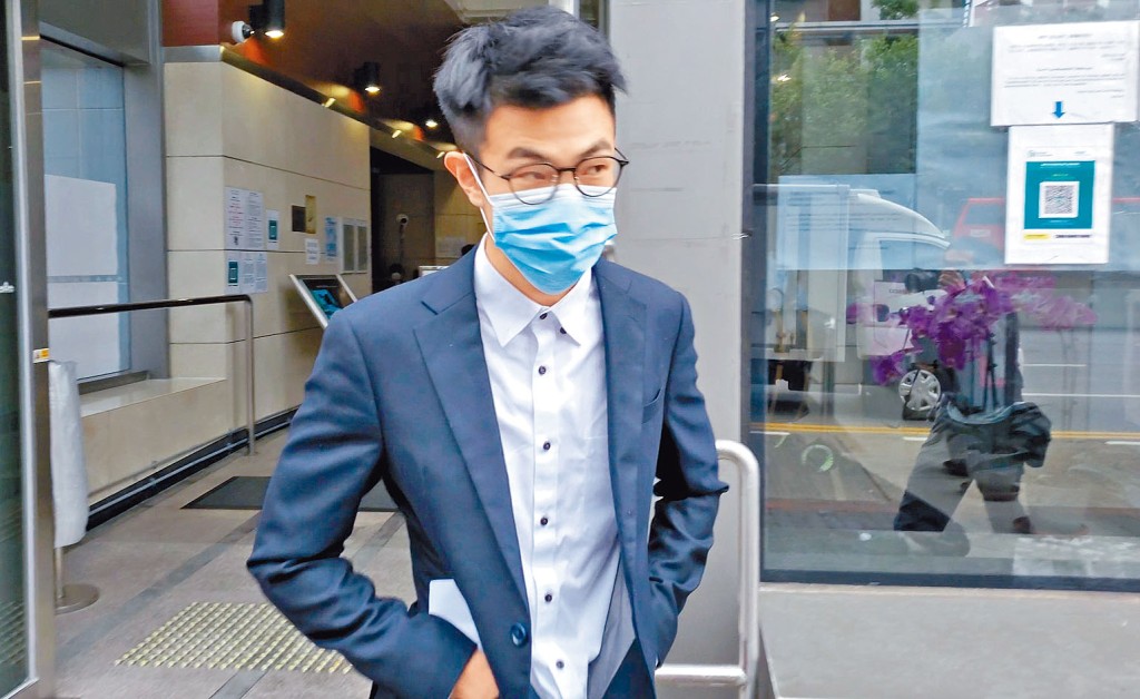 被告前區議員葉子祈，獲兩年半緩刑。