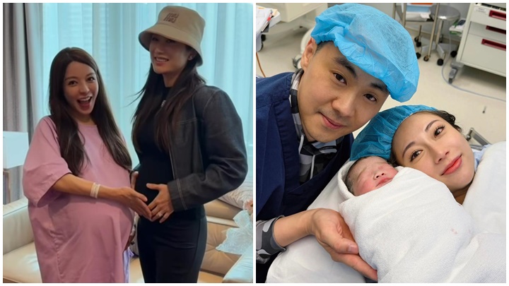 蔡嘉欣产后极速瘦身  新手妈妈分享凑B辛酸  坐月出关为好姊妹打气