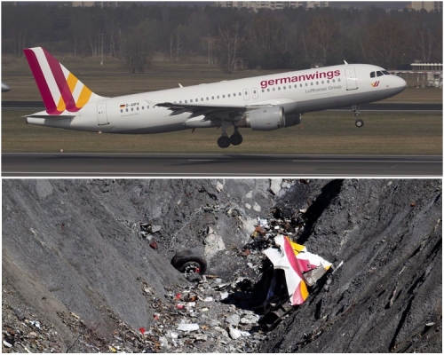 Germanwings編號9525客機2015年發生空難,副機師盧比茨反鎖駕駛艙內,不讓正機師返回。網圖