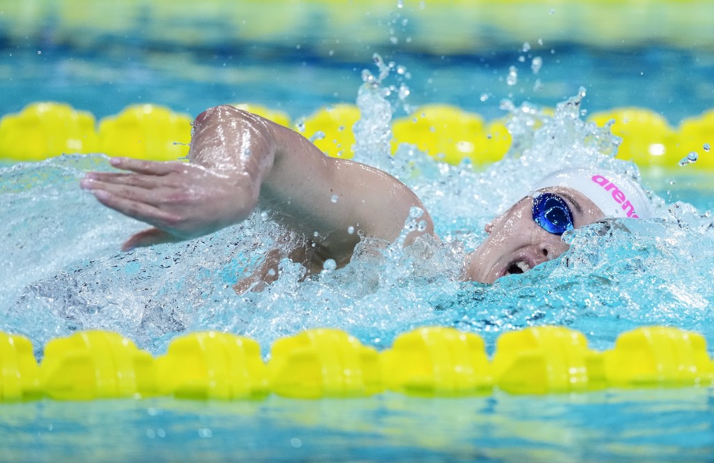 何诗蓓首夺全运会金牌。新华社