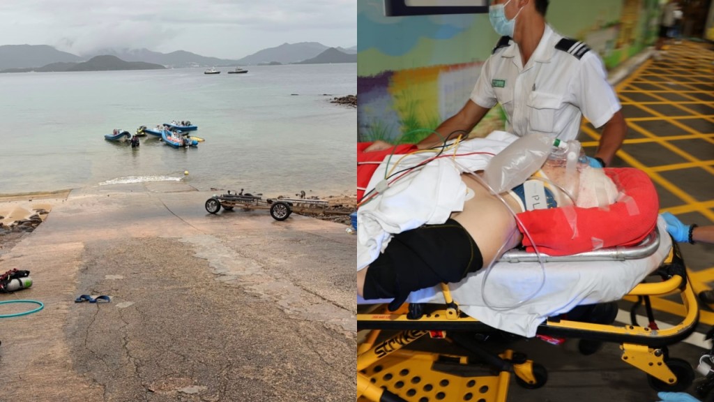 清水灣兩男女落海疑遭螺旋槳擊中 男子頭破血流送院