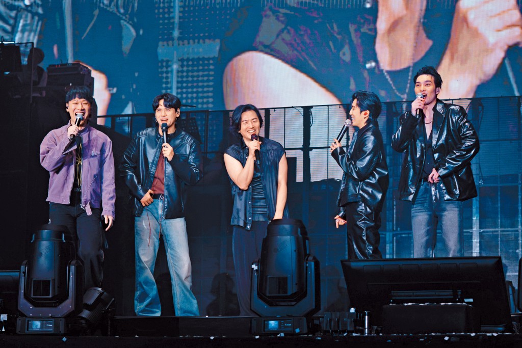 郑伊健高雄演唱会请来五坚情担任嘉宾，一起化身「古惑仔」。