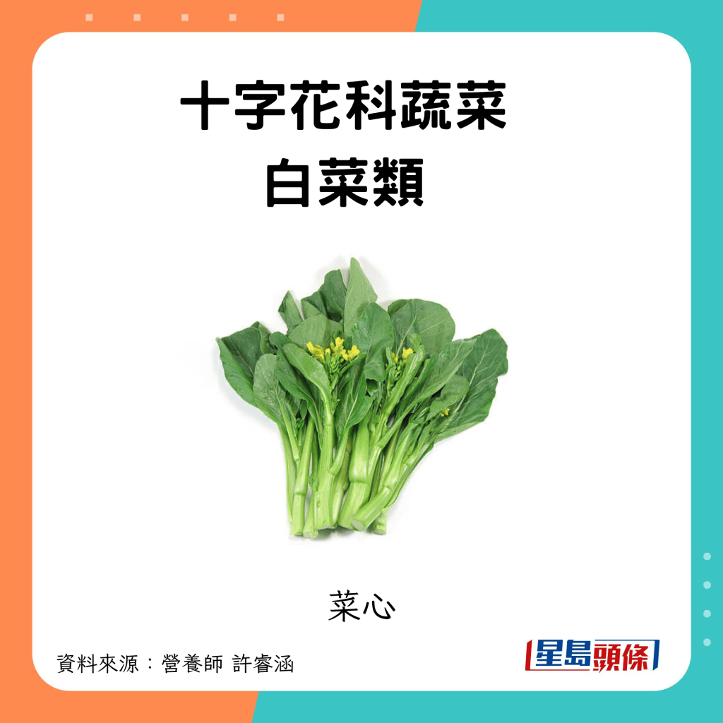 防癌为肝脏解毒食物  十字花科蔬菜白菜类：菜心