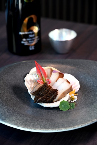 黑鮑魚配山椒蛋黃醬 $268