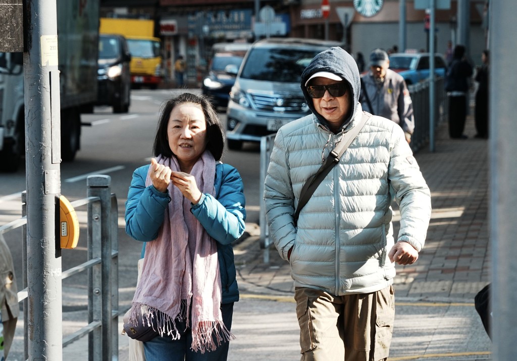 周一(9日)雖然最低氣溫升1度至14度，但最高氣溫僅得17度，溫差只有3度。資料圖片