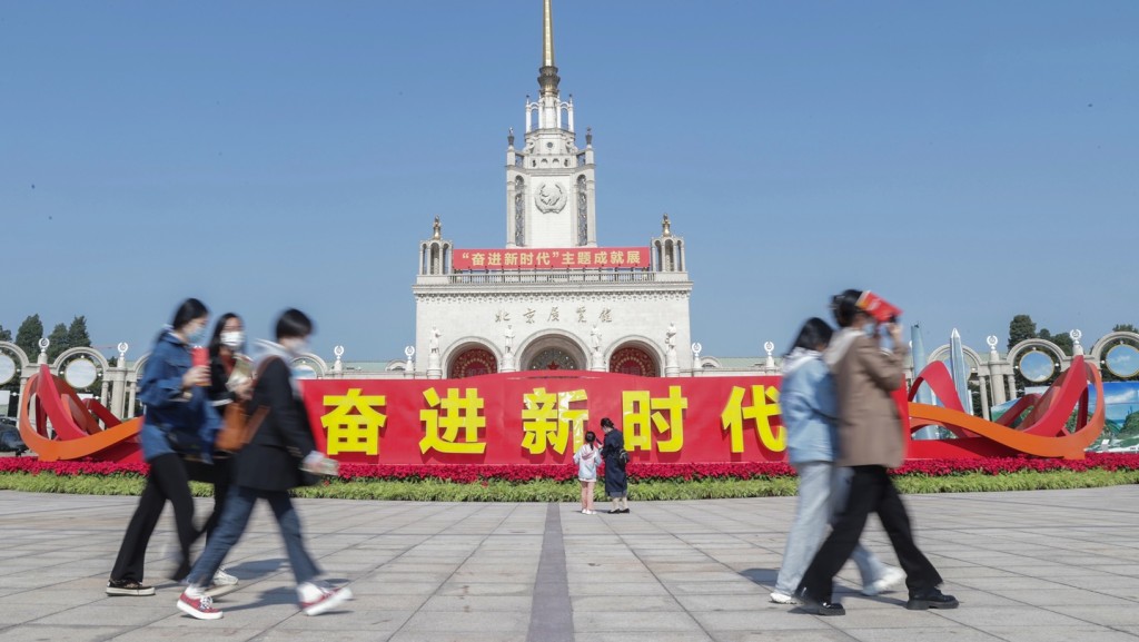 內地疫情緩和。新華社圖片