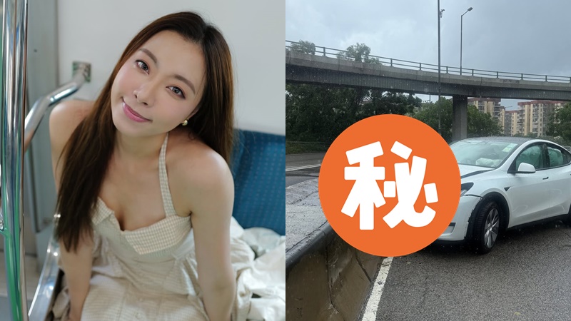 「東張女神」俞可程遇恐怖車禍險喪命  更多細節曝光左臂血肉模糊  座駕損毀嚴重