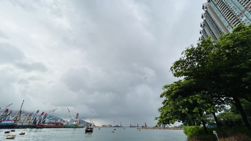 今日大致多雲。蔡楚輝攝