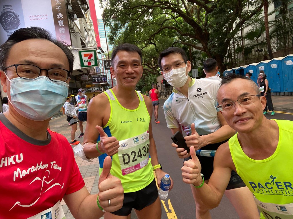 聶德權指能參加賽事感到很開心，亦很感恩。聶德權fb圖片