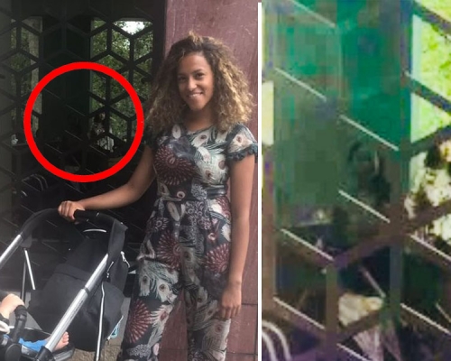 英國一名婦人表示拍攝到兩隻中國女鬼。(網圖)