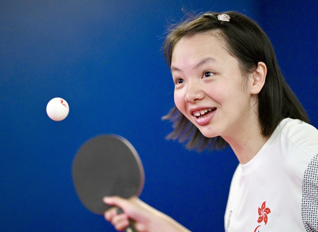 李曉桐稱過去少與內地選手交手,但對自己有信心。 李曉桐稱過去少與內地選手交手,但對自己有信心。