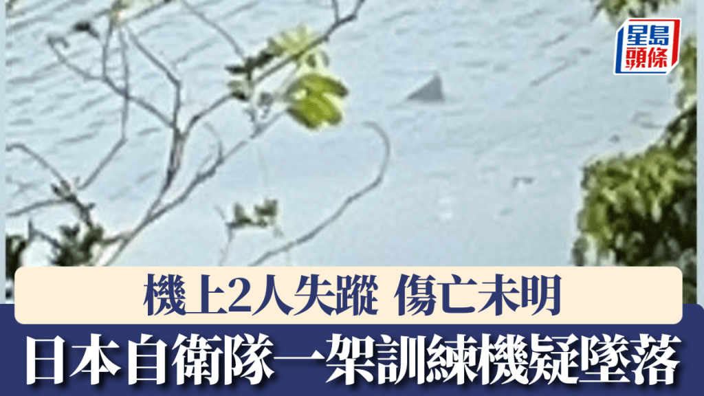日本自衛隊一架訓練機疑墜落。