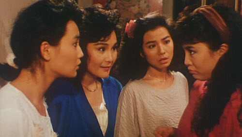 锺楚红（右二）是80年代的女神级人马。