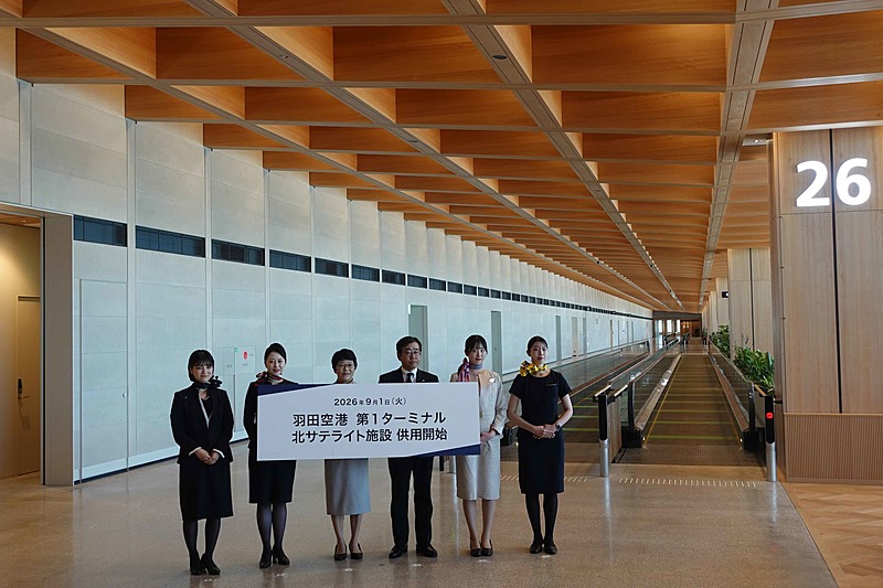 日本东京羽田机场近日完成大规模扩建工程。日本旅游之声
