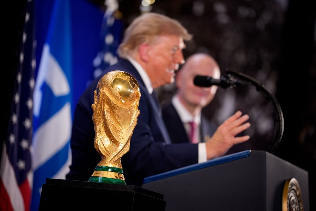 世界盃決賽因特朗普的到來將會加強安保。AFP 世界盃決賽因特朗普的到來將會加強安保。AFP