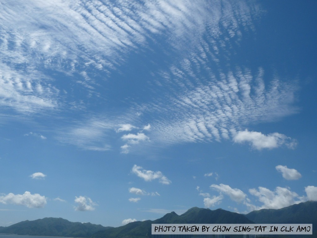 波狀雲。天文台網頁截圖 波狀雲。天文台網頁截圖