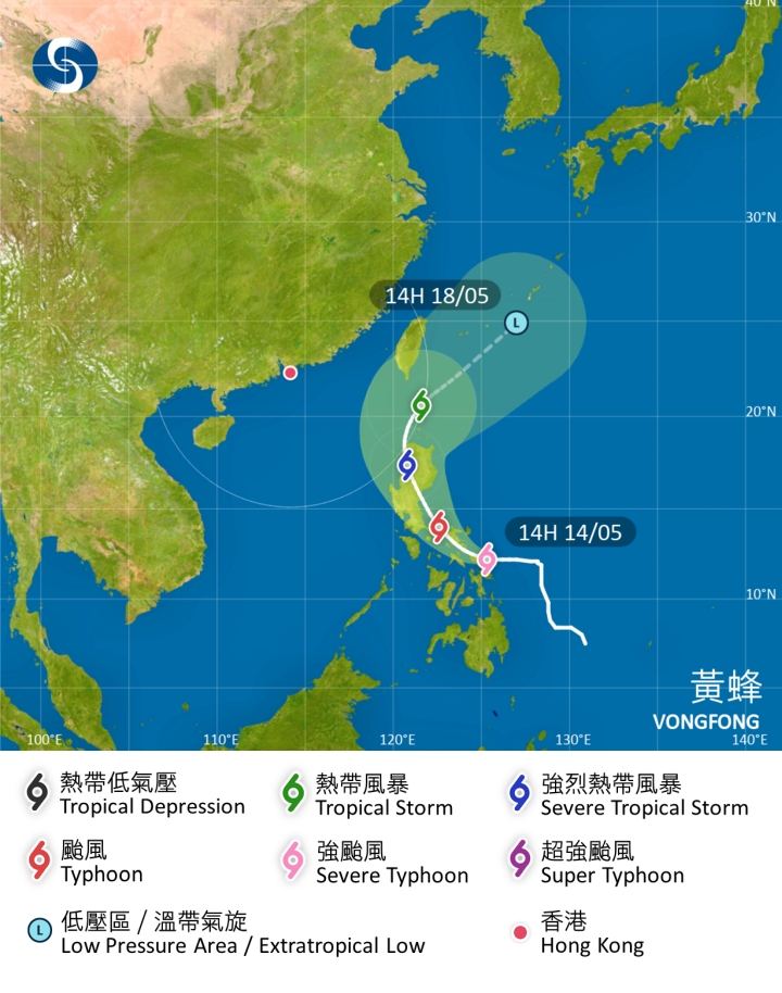 天文台預測路徑