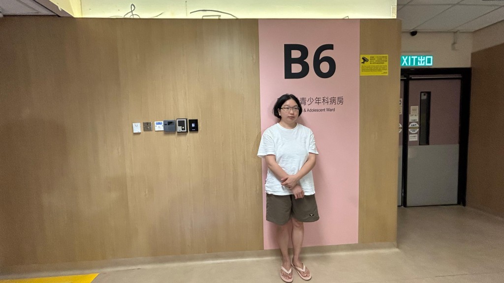 關小姐獲准陪伴Danny至早上 9時。蔡楚輝攝