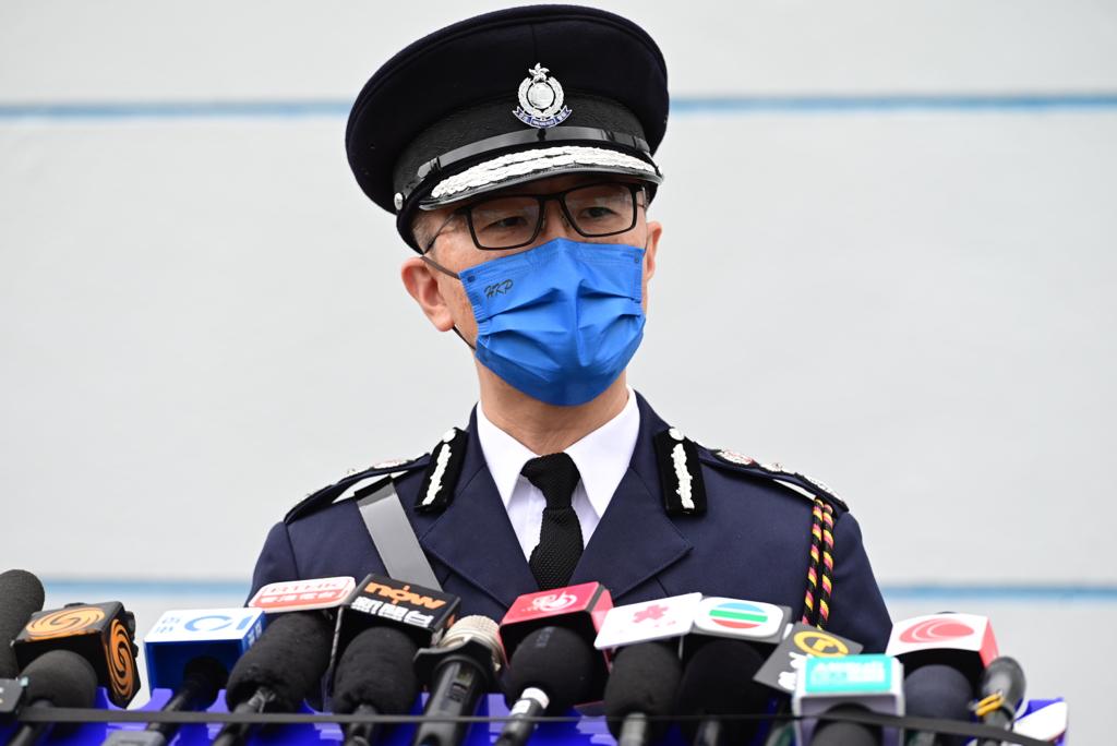警務處處長蕭澤頤表示透過隧道廣播、電視及電台節目宣傳防詐騙資訊。
