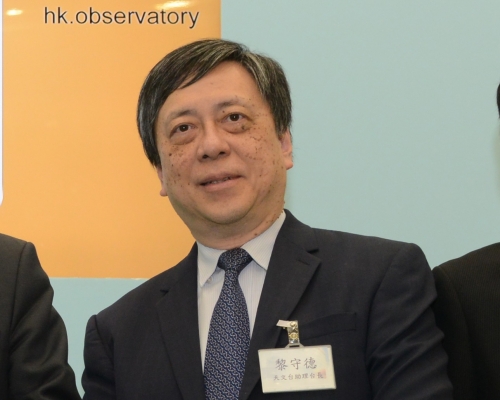 天文台助理台長黎守德就錯誤提早發放風暴消息致歉。資料圖片