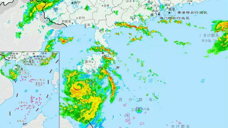 蝴蝶颱風或將於今天上午在海南省樂東縣到東方市附近沿海登陸。 蝴蝶颱風或將於今天上午在海南省樂東縣到東方市附近沿海登陸。