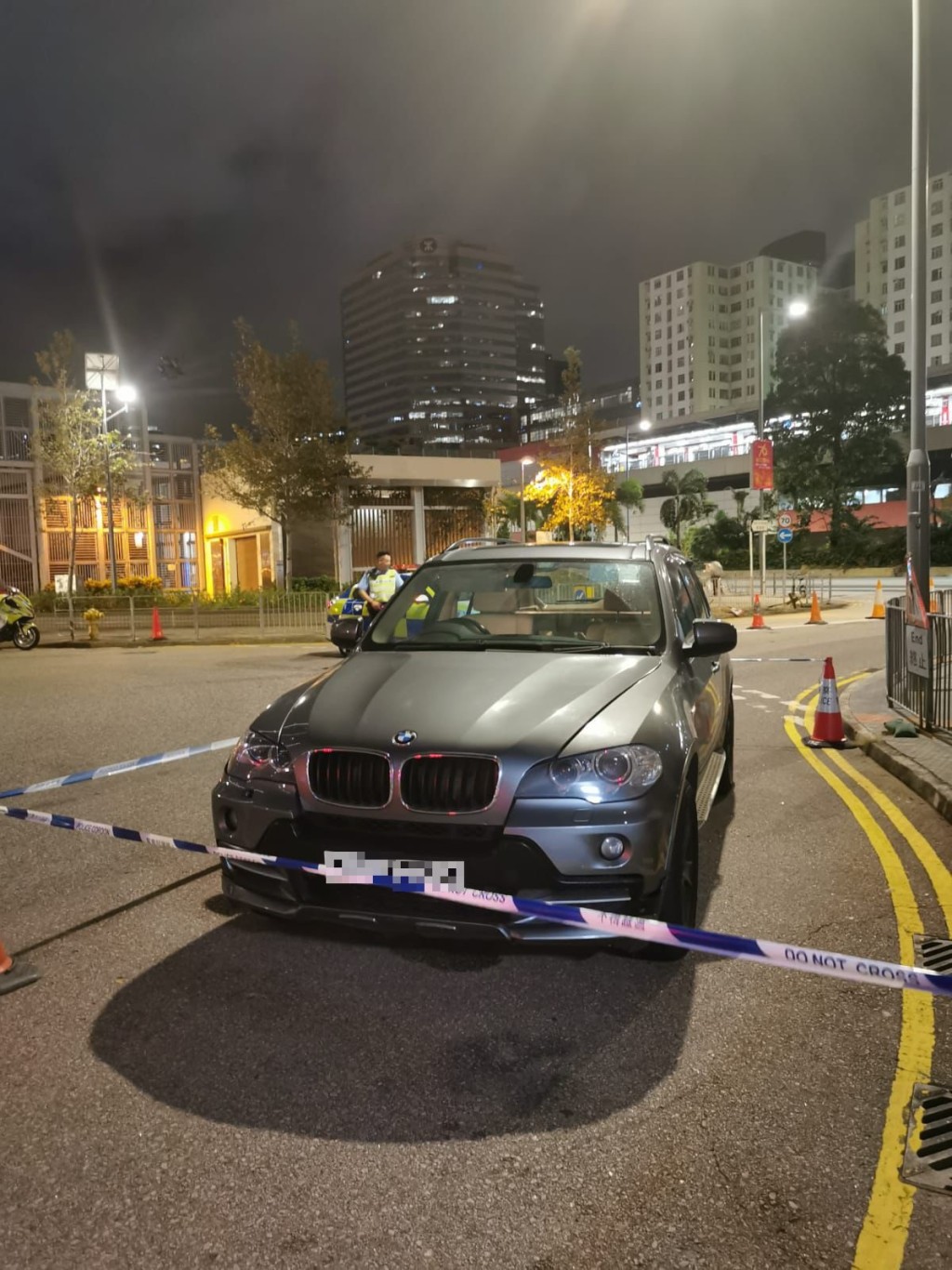 人員在私家車內檢獲約112克懷疑大麻花，市值約2.5萬元。警方圖片
