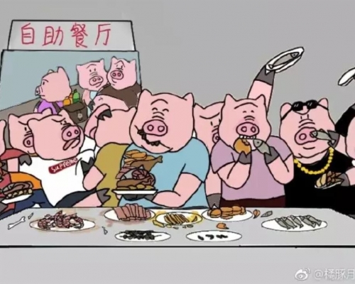 張Ｘ寧的漫畫被指醜化中國人生活習慣，涉「辱華」。（網圖）