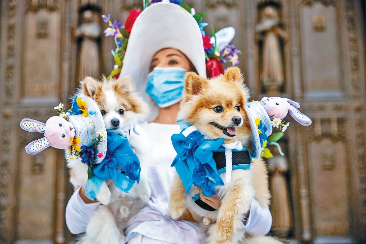 紐約人會戴上特色帽子出席復活節花帽巡遊。