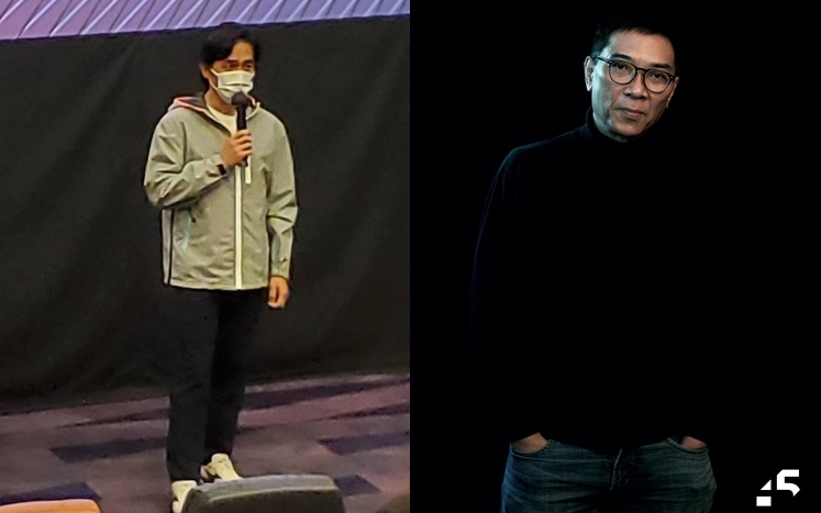 梁朝偉代關錦鵬到場簡短分享該片感受。