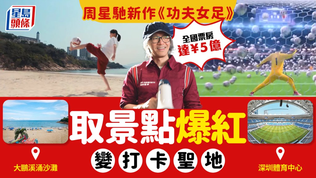 《功夫女足》︱周星馳新作取景點變「聖地」   深圳體育中心爆紅成打卡熱點