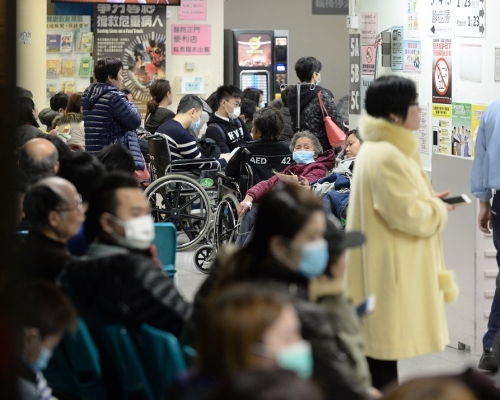 急症室人滿為患。資料圖片