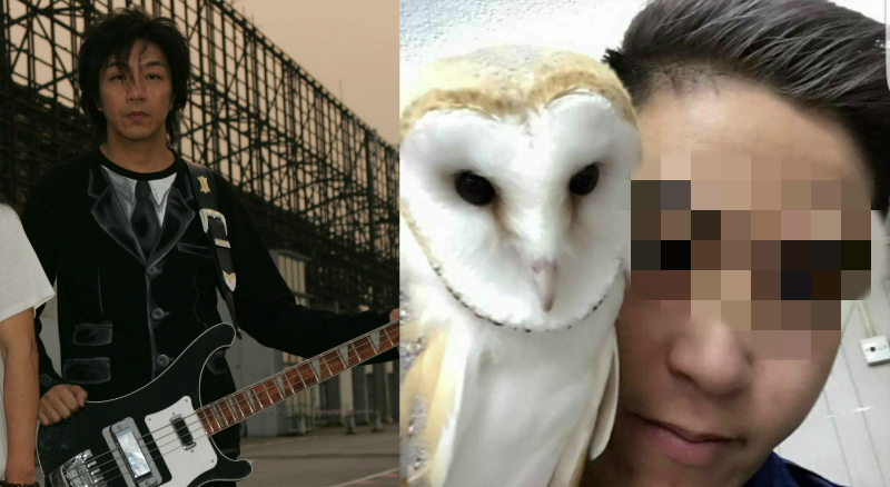 Blue Jeans成員黃良昇（左）；被捕男子與動物合照（右）