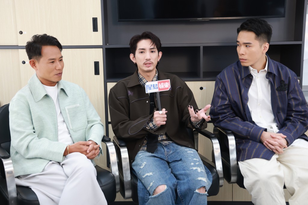 左起︰梁仲恆、楊樂文和王耀合演《關於那隻龜回魂的故事》，是走溫情喜劇路線，會讓觀眾又笑又喊。