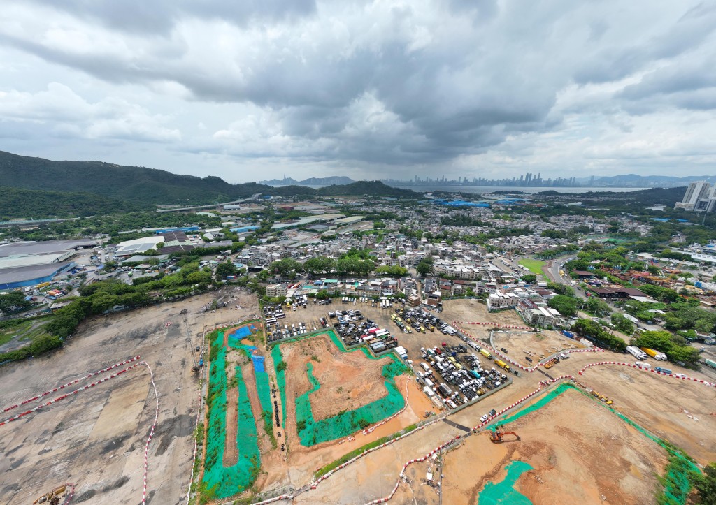 洪水橋／厦村新發展區內片區。資料圖片