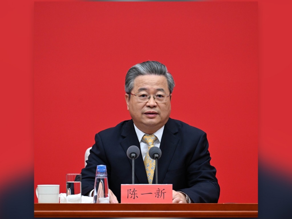 陳一新擔任國安部長之後仍任政法委秘書長。