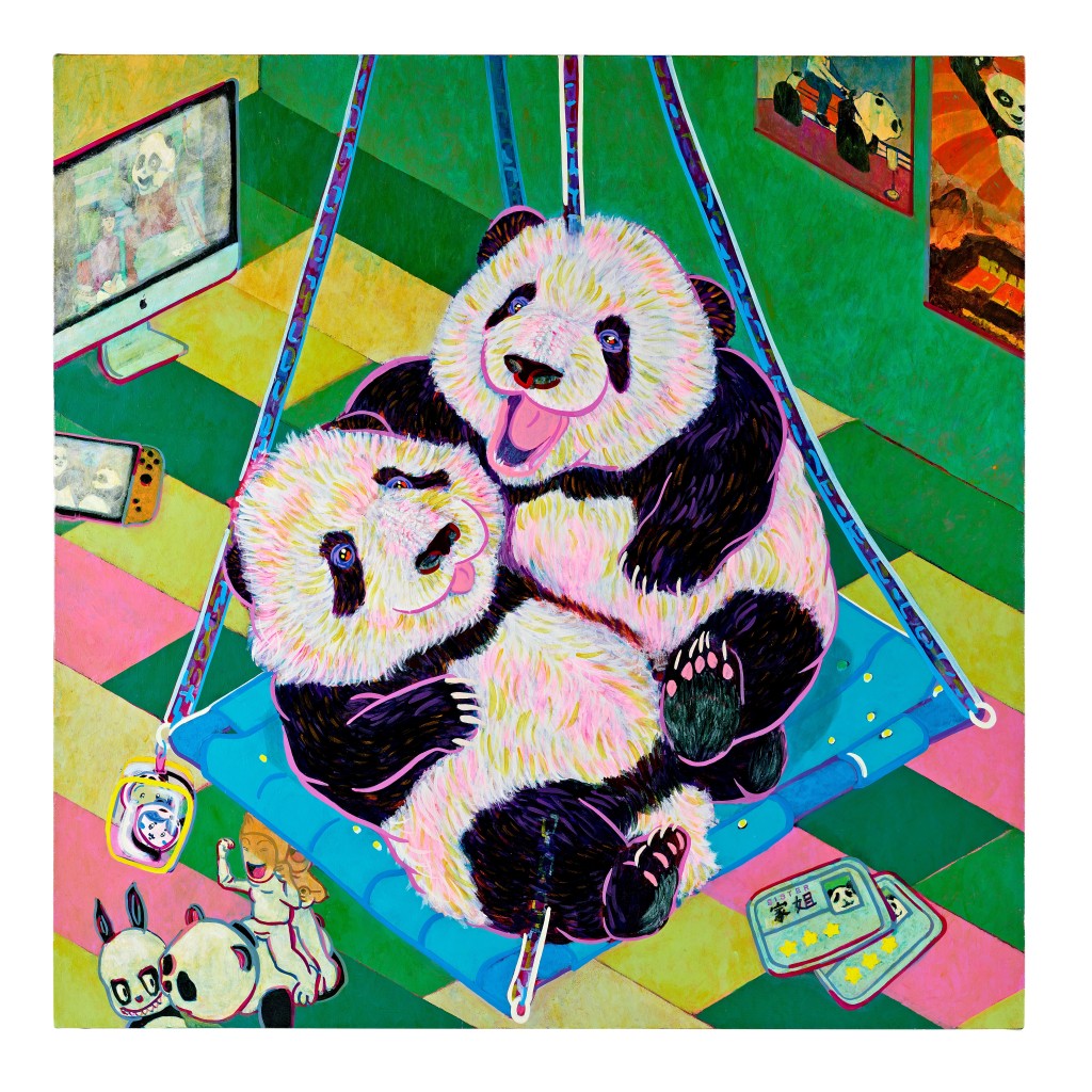 謝炎安的作品《三粒星星》，以家姐細佬的房間為主題。 