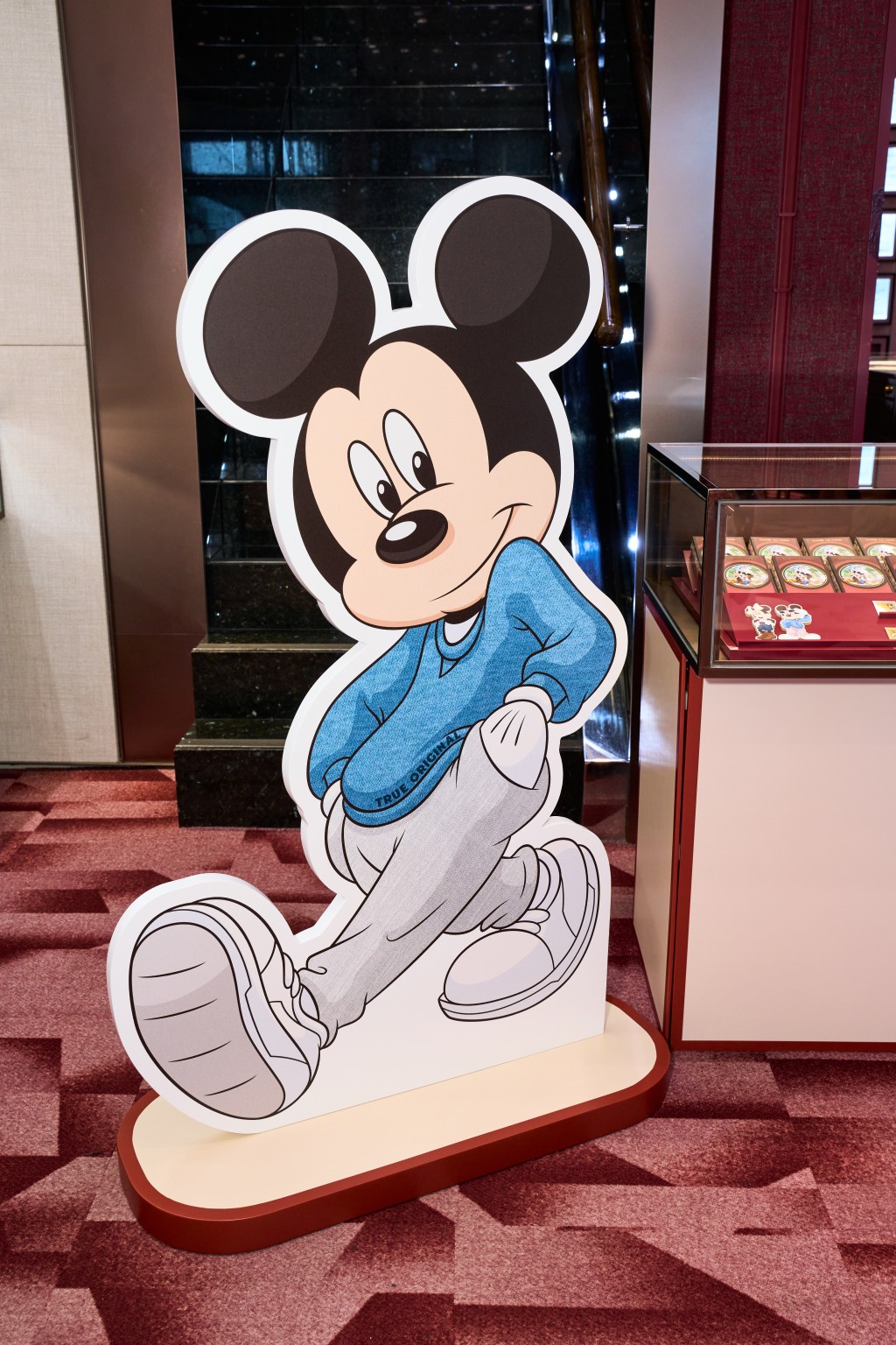 粉絲可與現場的「Mickey & Friends」立體展板打卡留念。周大福提供