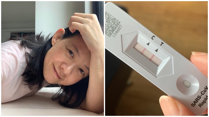曾寶儀原來早前中招,兼且病情不輕。
